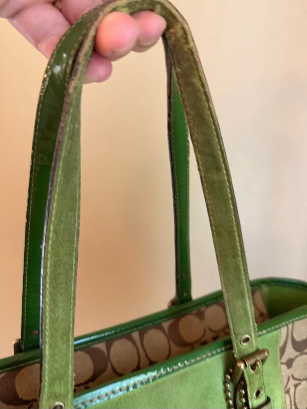 Coach signature jacquard